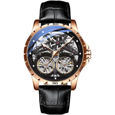 China Automatic Date Ailang 2021 8826 Hollow Flywheel Men Watches Mechanical Movt Water Resist Custom Automatic Watch for sale