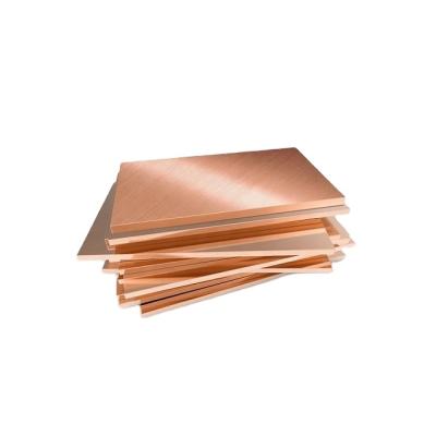 China As required China Supplier Purity T2 0.1mm 0.2mm 0.5mm Large Tinned 0.8mm Cold Drawn Copper Plate / Red Copper Sheet for sale