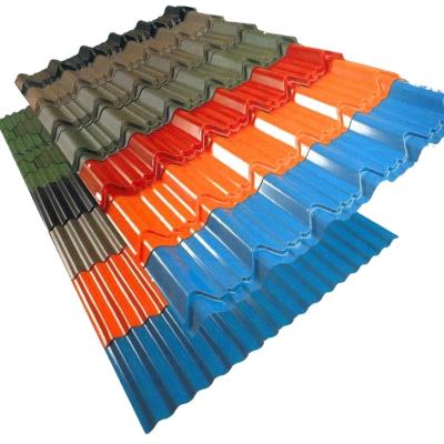 China Roofing Sheet AISI Galvanized Corrugated Sheet Price Color Coated Corrugated Sheet Roof Sheet Cost for sale