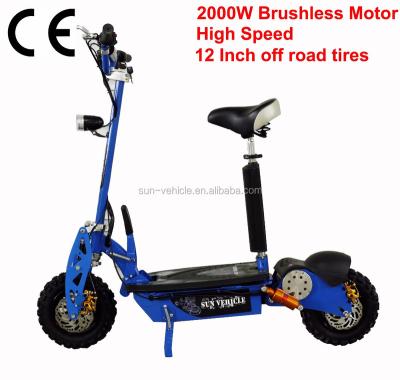 China high quality 48V 2000W electric scooter with 12