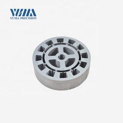 China Customizable electric vehicle bldc motor rotor and stator laminated iron core stamping for electric vehicle for sale