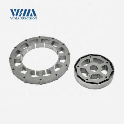 China Customizable motor vehicles bldc motor rotor and stator laminated iron core stamping for motor vehicles for sale