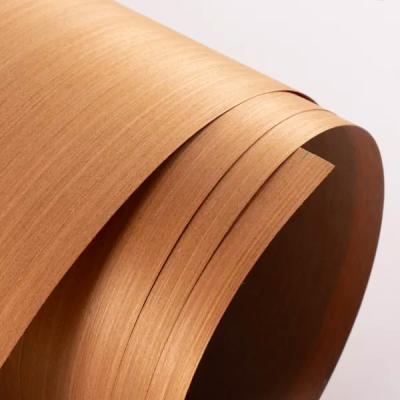 China Decorative Teak Wood Veneer , Engineered Reconstituted Wood Veneer Sheet for sale