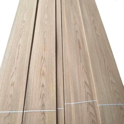 China Panel de roble rojo natural de 1250*2500 mm con chapa de chapa de madera con respaldo de papel de madera en venta