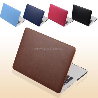 China Anti-dust PU Leather Coated Protect Sleeve Laptop Case Cover For Macbook Air 13 12 Pro 13 Retina 15 A1398 A1278 A1502 Pro 14 16 A2442 A24 for sale