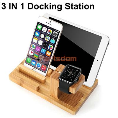 China Not Specified 3 in 1 New Rechargeable Watch Dock Holder Cradle Bracket Accessories for Apple Watch iPhone iPad Holder for sale