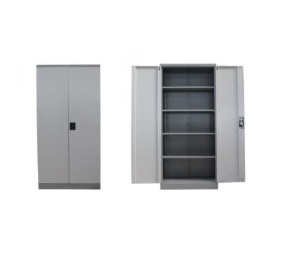 China Knock Down Structure Office File Storage Cabinet Swing Doors Metal Cheap Modern File Storage Closet for sale