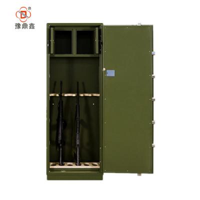 China Popular Metal Gun Storage Gun Bullets Design Safe Single Door Military/Home Used Safety Gun Cabinet For Storage for sale