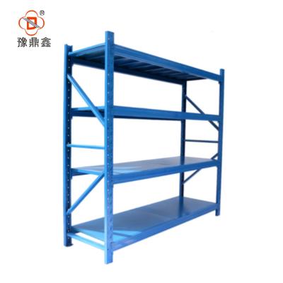 China Corrosion Protection Customized Multi-Layer Adjustable Medium Duty Rack Shelf Metal Storage Height / Home Warehouse Goods for sale