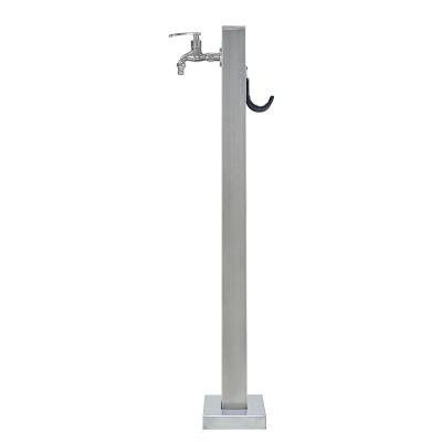 China Outdoor Floor Stand Faucets Villa Yard Antifreeze Water Pipe Garden Copper Faucet Stainless Steel Hose Faucet Water Stack for sale