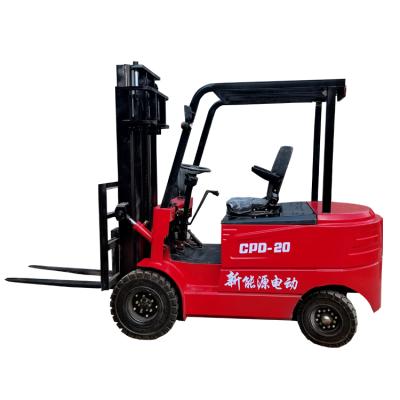 China Price Forged Integrated Hotels Manufacturer Fork Small Electric Four Wheel Intelligent Forklift for sale