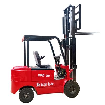 China Best Selling 3M Mini Electric Forklift Large Capacity Water Battery 2 Ton Hotels for sale