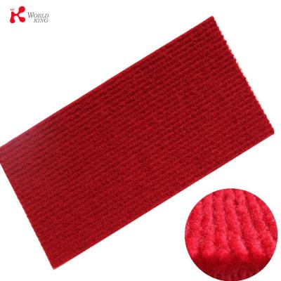 China High Quality Ribbed Stripe Needle Punched Show Carpet for sale