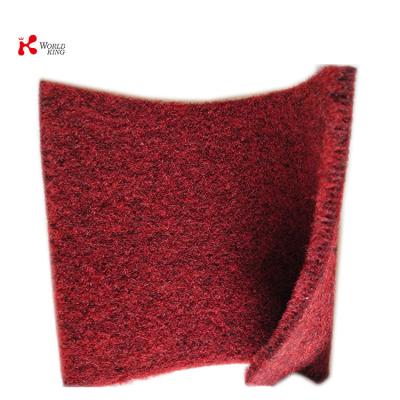 China Single hot sale needle punched non woven polyester velor carpet for sale