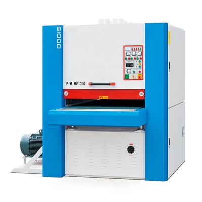 China Construction worksÂ   Hot sale at low prices full automatic blue white wood belt sanding machine for furniture processing for sale