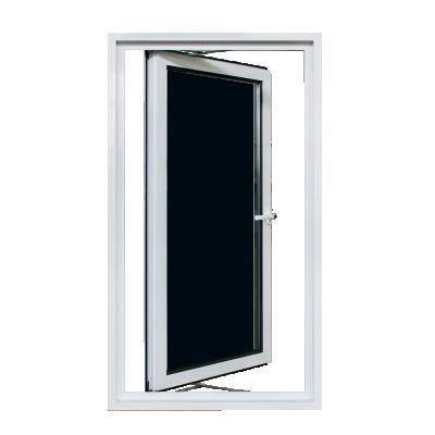 China Folding Aluminum Thermal Break Screen Hurricane Impact Window Hinge Casement Windows With Germany Hardware for sale