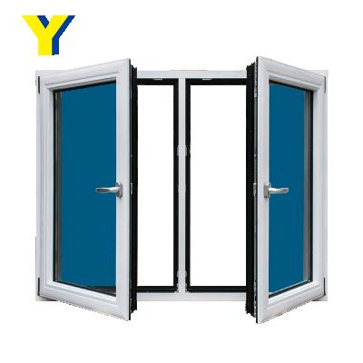 China Folding Aluminum Casement Windows Double Glazed Screen Doors Windows for sale