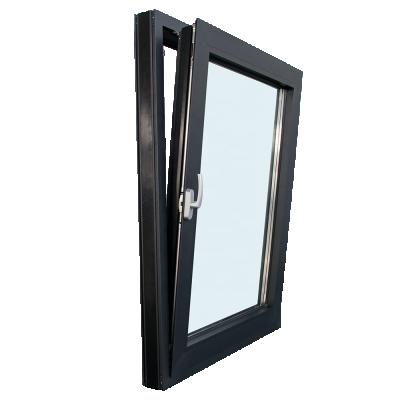 China Customizable Aluminum Tilt And Turn Windows, Sash Window Flush, Magnetic Screen AS2047 Australia Standard Champagne for sale