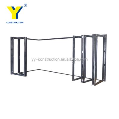 China Traditional Double Pane Glass Folding Doors / Slide And Fold Doors / Exterior School Doors for sale