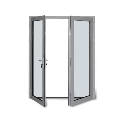 China Australian Standard Swing Storm Security Door Laminated Glass French Door for sale