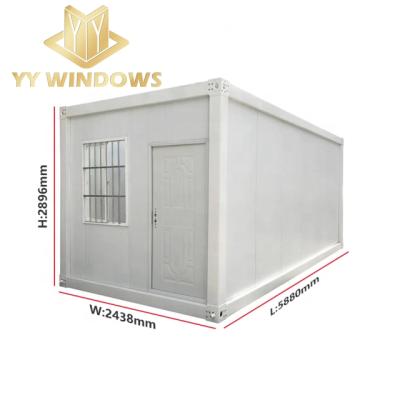 China Australia Strong Standard Stock Aluminum Windows And Doors 20/40FT Container House For Office for sale