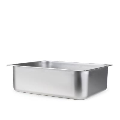 China Food container hotel food pans, American 2/1 Gastronorm stainless steel pans for canteens, restaurants, cafeterias, shops, snack bars etc. for sale