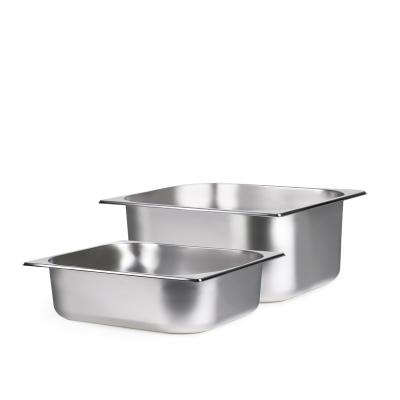 China Food container hotel food pans, American 2/3 Gastronorm stainless steel pans for canteens, restaurants, cafeterias, shops, snack bars etc. for sale