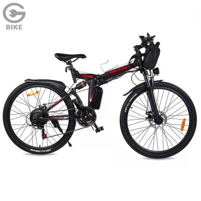 China EU USA Warehouse Drop Shipping Electric Bike GELEISEN Mountain Size Quality Electric Cheap Bikes For Adults Ebike 350W Motor Electric Dirt Bike 36V for sale