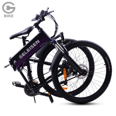 China GELEISEN Low Moq City Electric Bicycle 20 Inch Folding Electric Bike Aluminum Alloy City Ebike 36V 10Ah Lithium Battery Electric Bike for sale