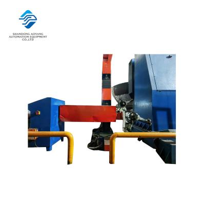 China Building Material Shops Customization Automatic Hydraulic Constriction Tank End Forming Machine for solar system production line for sale