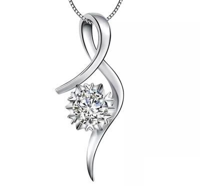 China 2021 Newest Design High Quality High Quality Diamond Pendant Jewelry Necklace for sale