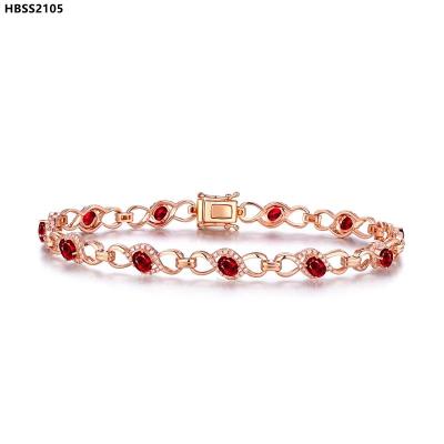 China Wholesale Ruby Bracelet High Quality Factory Jewelry Antique Bracelet for sale