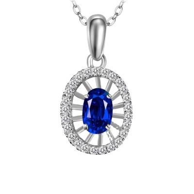 China High Quality Hot Selling Sapphire Pendant Jewelry Women's Chain Pendant for sale