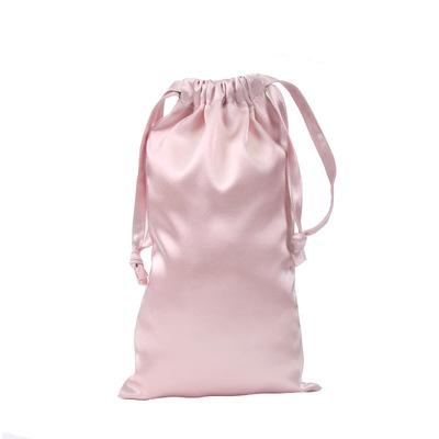 China Shading Drawstring Bag Silk-like Lightweight Toiletry Pouch Travel Storage Bag For Eye Shade Eye Mask Accessory Products for sale