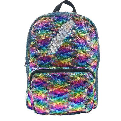 China High Quality Reversible Magic Sequin Sequin Backpack Bag Rainbow Diy Large Capacity School Backpack For Kid Bag for sale