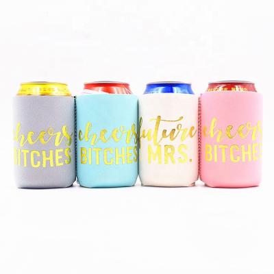 China Promotional Custom Waterproof Quality Aluminum Letter Printing Beer Cooler Box Holder for sale