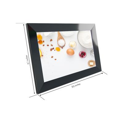 China Home Office Hotel Store Frameo 10.1 Inch Smart Wifi Digital Photo Frame 1280x800 IPS LCD Touch Screen Built In 16GB Memory for sale