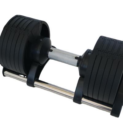 China Rubber Covered Dumbbell Design Widely Used Gym Special Hot Selling Adjustable Dumbbell for sale