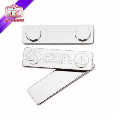 China Dot Magnets Never Come Away high quality all metal magnetic name badge holder for sale