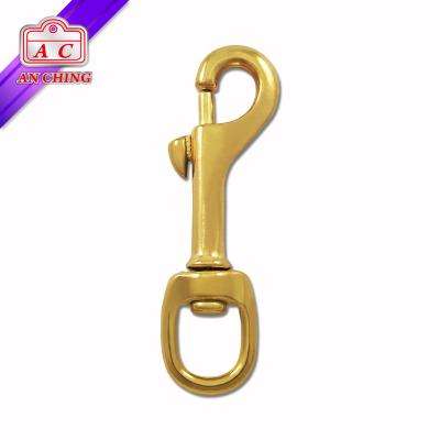 China Retail Industry 78mm Buckle Instant Snap Bolt Solid Brass Hook for sale