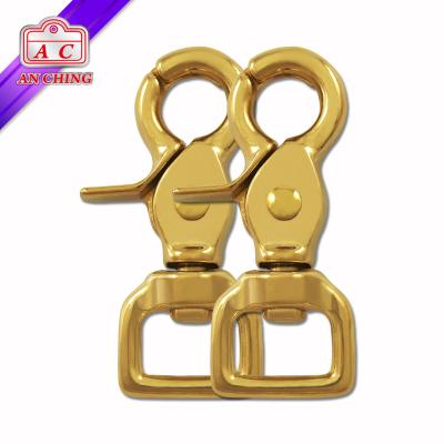 China Best Boat Spring Swivel Solid Brass Snap Boat Hooks for sale