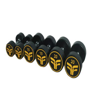 China Wholesale Round Gym Weightlifting Fitness Dumbbell Set for sale