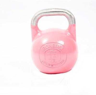 China Universal Factory Supplier Spray Paint Pink Competition Kettlebell for sale