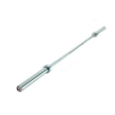 China Universal Manufacturer Provides 15kg White High Alloy Steel Weightlifting Barbell Bar for sale