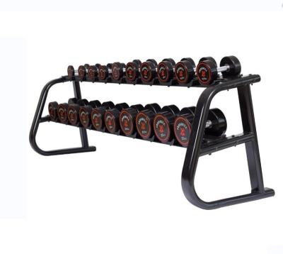 China High Quality New Design Universal 10 Paris Round Dumbbell Rack for sale