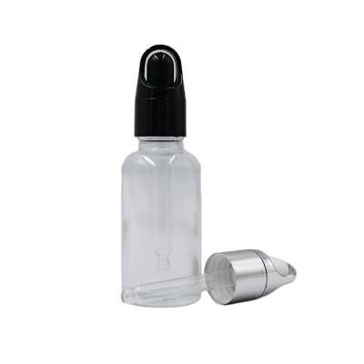 China Personal Care 30ml Plastic Spiral Dropper Bottle 50ml Essential Oil Glass Cosmetic Glass Dropper Bottle quantity can be preferential for sale