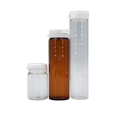 China Personal Care 13ml 30ml 40ml Transparent Amber Ampoule Injection Penicillin Glass Bottle for sale