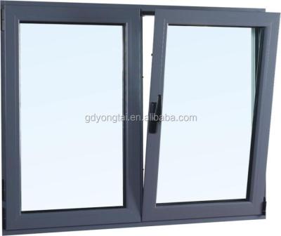 China AS2047 Australian Standard Screen Hurricane Impact Folding Aluminum Frame Window , Aluminum Profile Top-hung Windows for sale