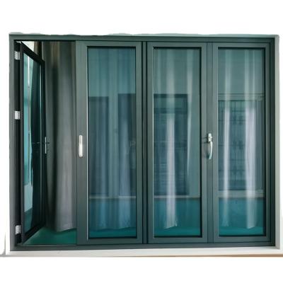 China China Waterproof Supplier Provide Excellent Aluminum Sliding Folding Doors For US Market In Alibaba for sale