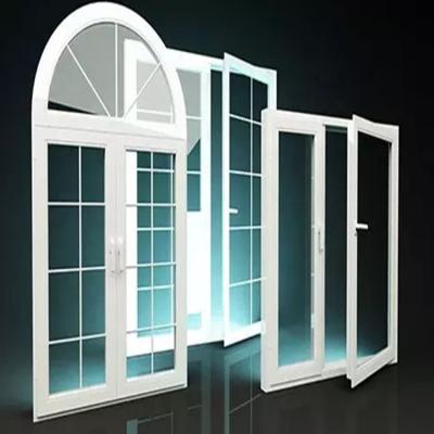 China Folding Screen Factory Supply 2 Tracks Upvc Sliding Windows for sale